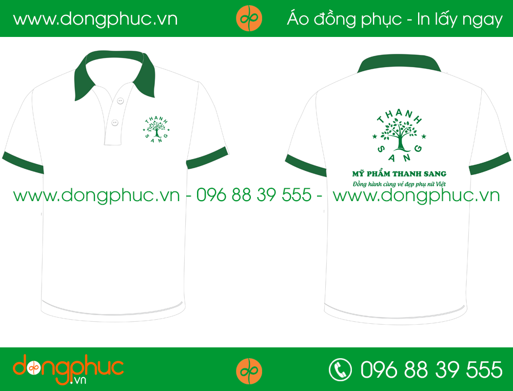 Áo phông đồng phục công ty thanh sang